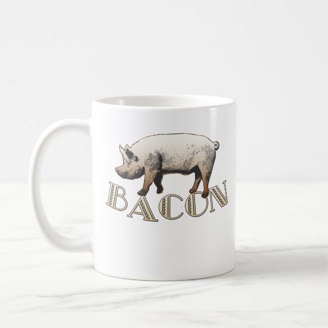 Acrobat BACON Pig Tasse (Links)