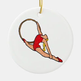 Acrobat Keramik Ornament