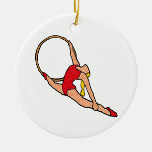 Acrobat Keramik Ornament