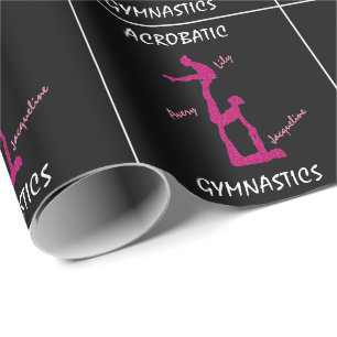 Acrobatic Gymnastics Gift Geschenkpapier