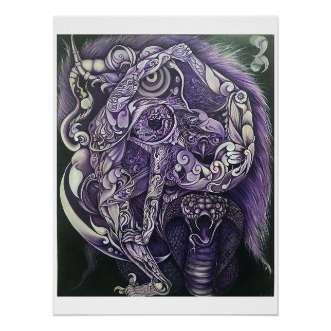 Acrobatic im Nationalwald Poster (Vorderseite)