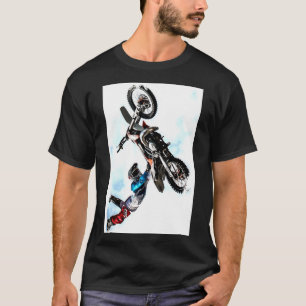 Acrobatics Biker Action Sports Modernes Elegantes T-Shirt