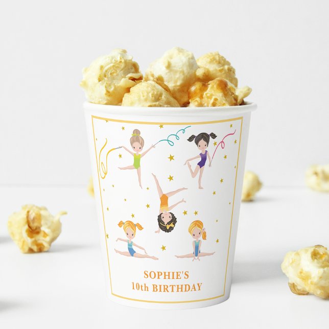 Acrobatique Spaß Geburtstagskinder Pappbecher (Von Creator hochgeladen)