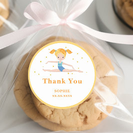 Acrobatique Spaß Geburtstagskinder Runder Aufkleber