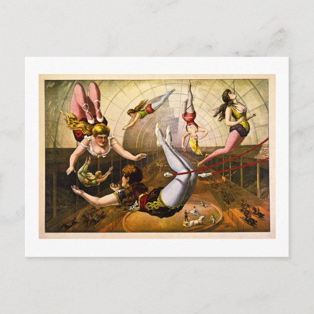Acrobats 1890 postkarte (Vorderseite)
