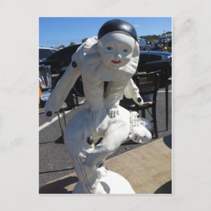 Acrobats Statue Postkarte
