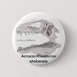 Acrocanthosaurus atokensis Knopf Button
