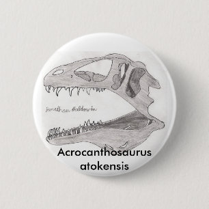 Acrocanthosaurus atokensis Knopf Button