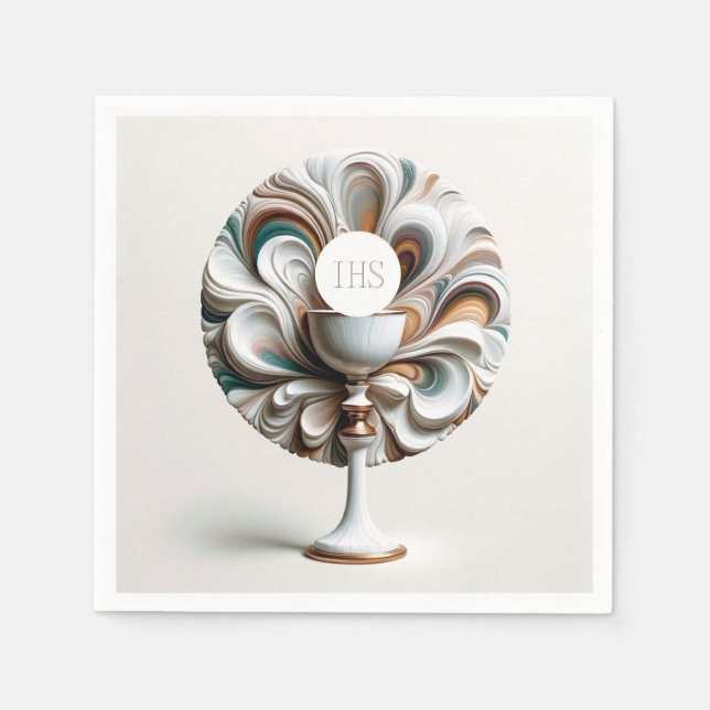 Acrolic Pour Communityhost und Chalice Serviette (Vorderseite)