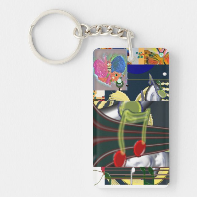 Acronylic Schlüsselanhänger Music Mice