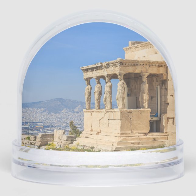 Acropolis Hill Athens – Ancient Greece Travel  Schneekugeln (Vorderseite)
