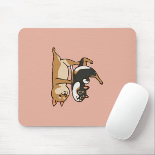 Acroyoga Shiba Inu   Niedlich Shiba Inu Yoga Liebh Mousepad