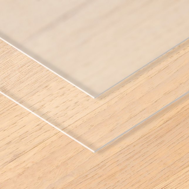 Acryl-Einladung Acryleinladungen (Ecke (mattiert vs. klar))