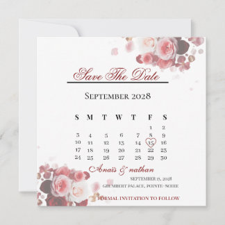 Acryl-Einladung Save-the-Date Einladung