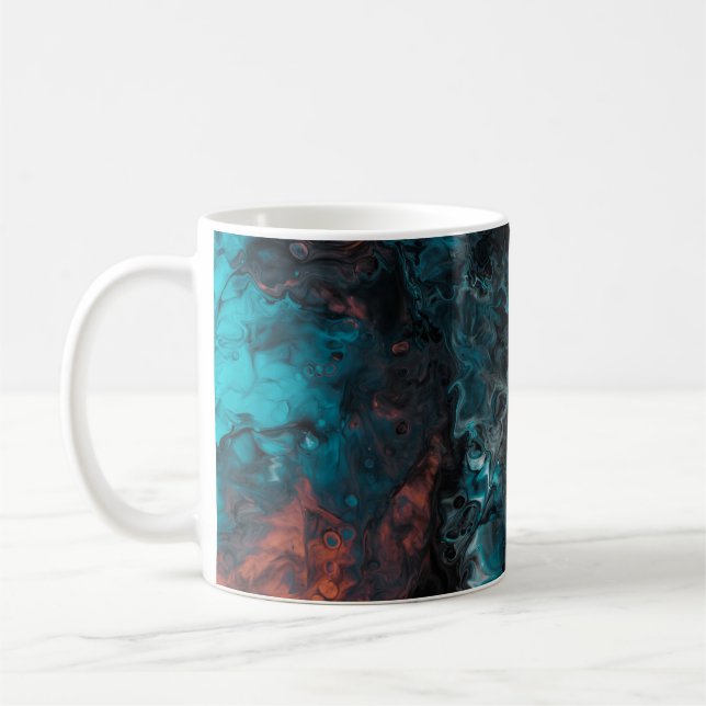 Acryl gestrichen kaffeetasse (Links)