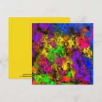 Acryl-Neonfarben Farbklecks Spritzer Abstract