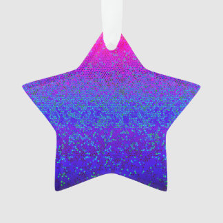 Acryl-Ornament-Glitzer Star-Staub Ornament