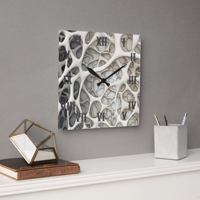 Acryl Quadratische Wanduhr (Büro)