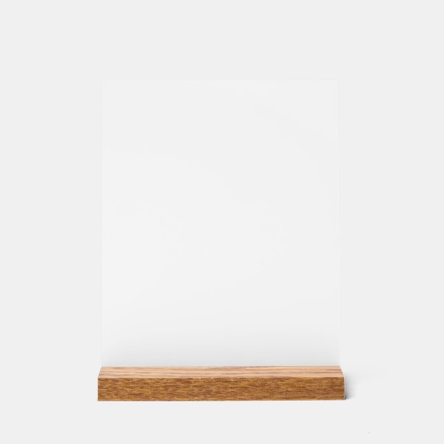 Acryl-Schild Acrylschild (Vorderseite)