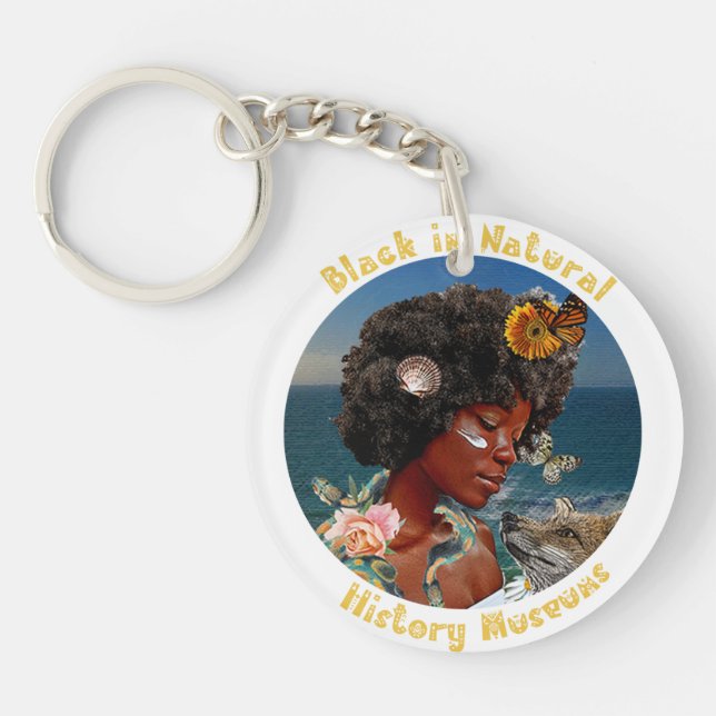 Acryl-Schlüsselanhänger, Circle (beidseitig) Schlüsselanhänger (Vorderseite)