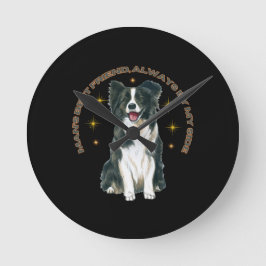 Acryl-Schlüsselanhänger Runde Wanduhr