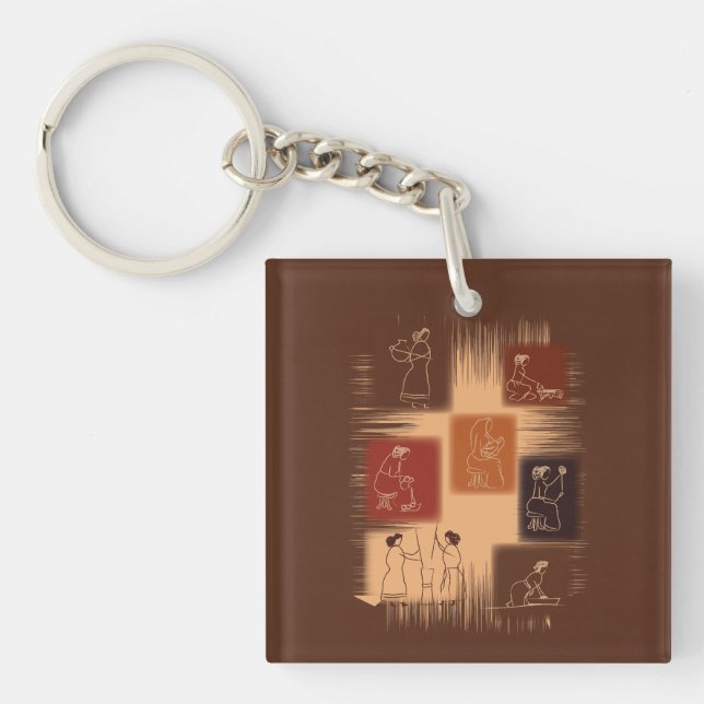 Acryl-Schlüsselanhänger Schlüsselanhänger (Vorderseite)