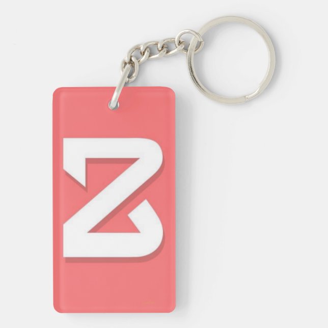 Acryl-Schlüsselanhänger Schlüsselanhänger (Rückseite)