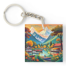 Acryl-Schlüsselanhänger