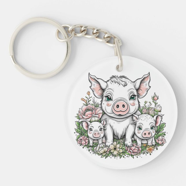 Acryl-Schlüsselanhänger Schlüsselanhänger (Vorderseite)