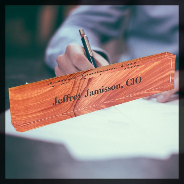 Acryl-Schreibplatte Canyon Swirl 2 Personalisiert Namensplakette (Von Creator hochgeladen)