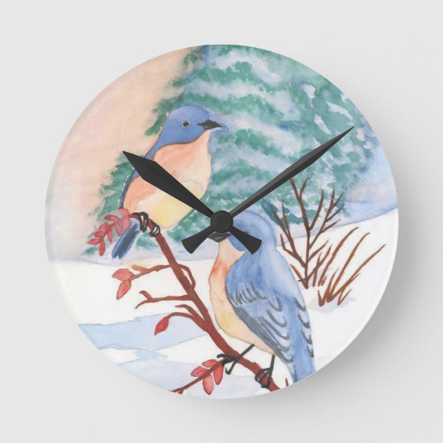 Acryl-Uhr Runde Wanduhr (Vorderseite)