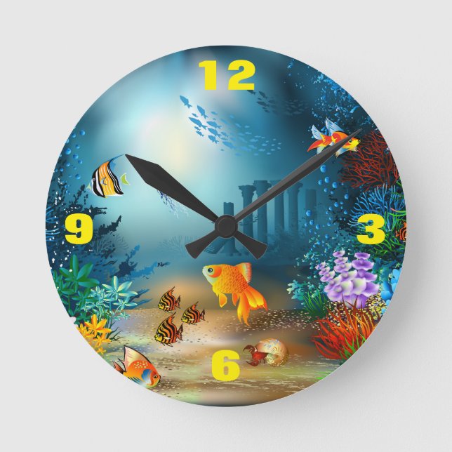 Acryl-Wand-Uhr Runde Wanduhr (Vorderseite)