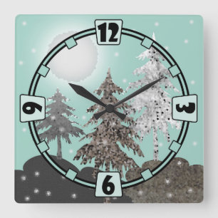 Acryl-Wanduhr Quadratische Wanduhr