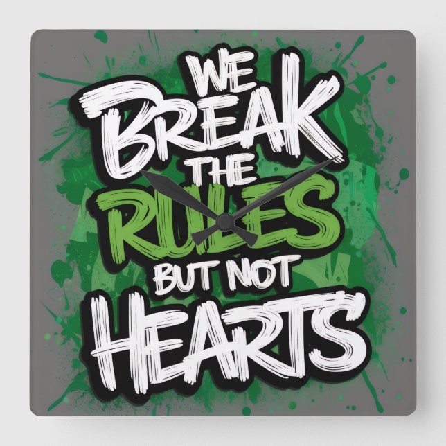 Acryl Wanduhren (Vorderseite)