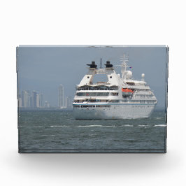 Acrylblock der Kreuzfahrt-7x5 Fotoblock