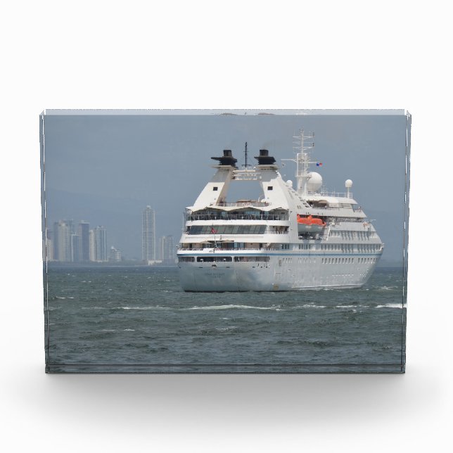 Acrylblock der Kreuzfahrt-7x5 Fotoblock (Vorderseite)