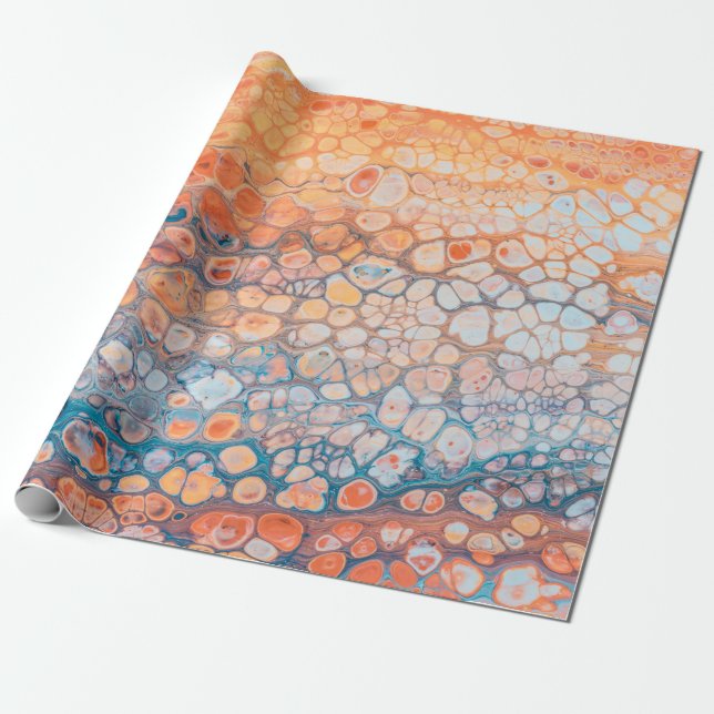 Acrylfarbe Geschenkpapier (Ungerollt)