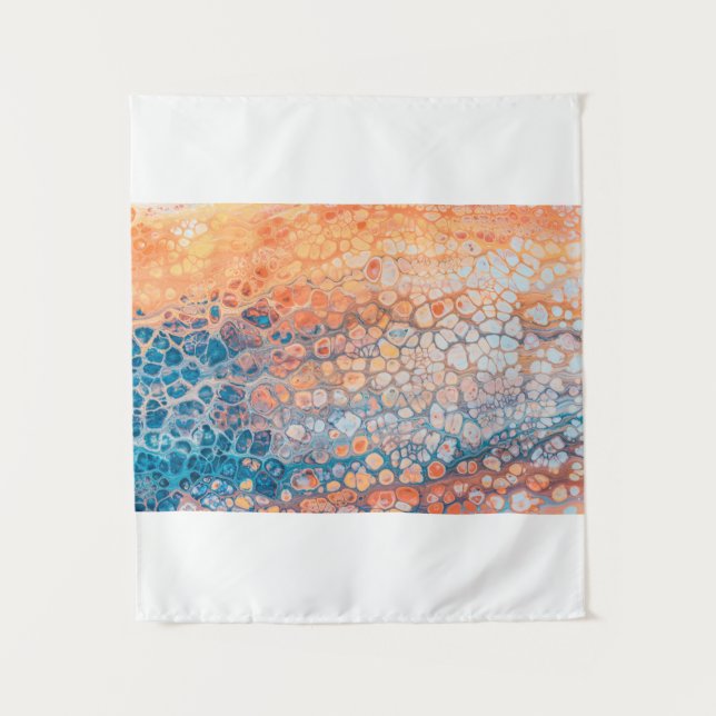 Acrylfarbe Wandteppich (Vorderseite)