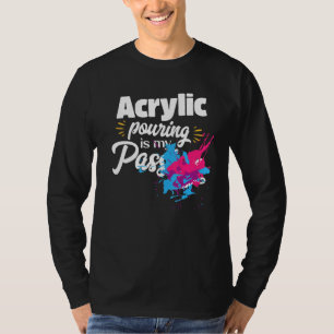 Acrylgießangebot für Flüssigkunst T-Shirt