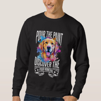 Acrylgießdesign für Maler und Maler aus Messing Sweatshirt