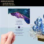 Acrylic Clear BAR MITZVAH Galaxy Starry Night Blue Acryleinladungen<br><div class="desc">Diese moderne Acryl-Bar Mitzvah Einladung kann klar oder mattiert,  Rechteck oder Bogen geformt,  wie gewünscht,  um Ihre Bedürfnisse Anzug. Sie können die Farbe des Textes in Designtools ändern.</div>