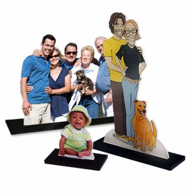 Acrylic Foto CutOuts Freistehende Fotoskulptur (Vorne)