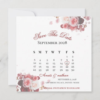 Acrylic Invitation save the date  Einladung