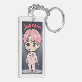 Acrylic Keychain Jaemin Pink Hair Edition Schlüsselanhänger