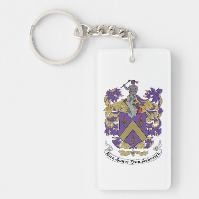 Acrylic Keychain, Rectangle (double-sided) Schlüsselanhänger (Vorderseite)