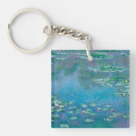 ACRYLIC KEYRING: "WASSERLILIEN" NACH MONET SCHLÜSSELANHÄNGER
