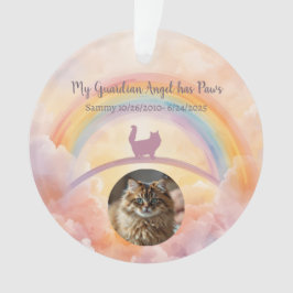 Acrylic Pet Memorial Ornament – My Guardian Angel