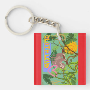 Acrylic Schlüsselanhänger Sloth Liebe, Wildtiere