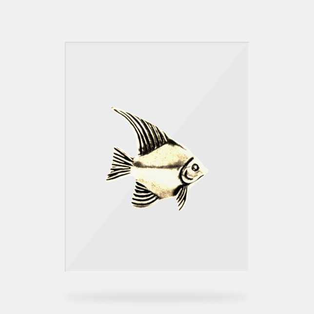 ACRYLIC SIGN FISH DESIGN STIL ACRYLSCHILD (Vorderseite)