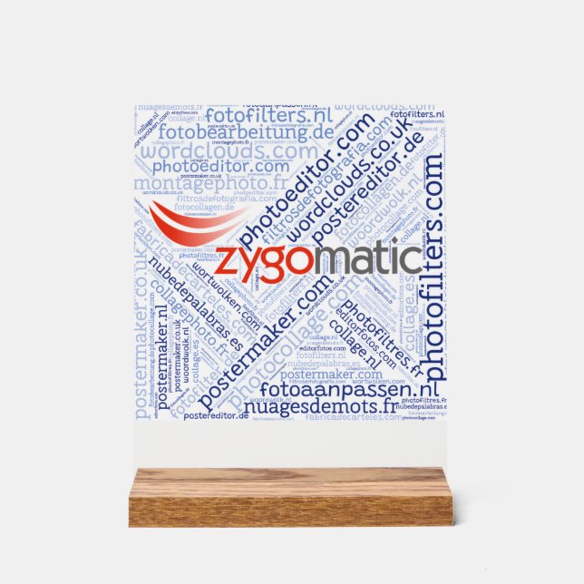 Acrylic Sign (square) Acrylschild (Vorderseite)